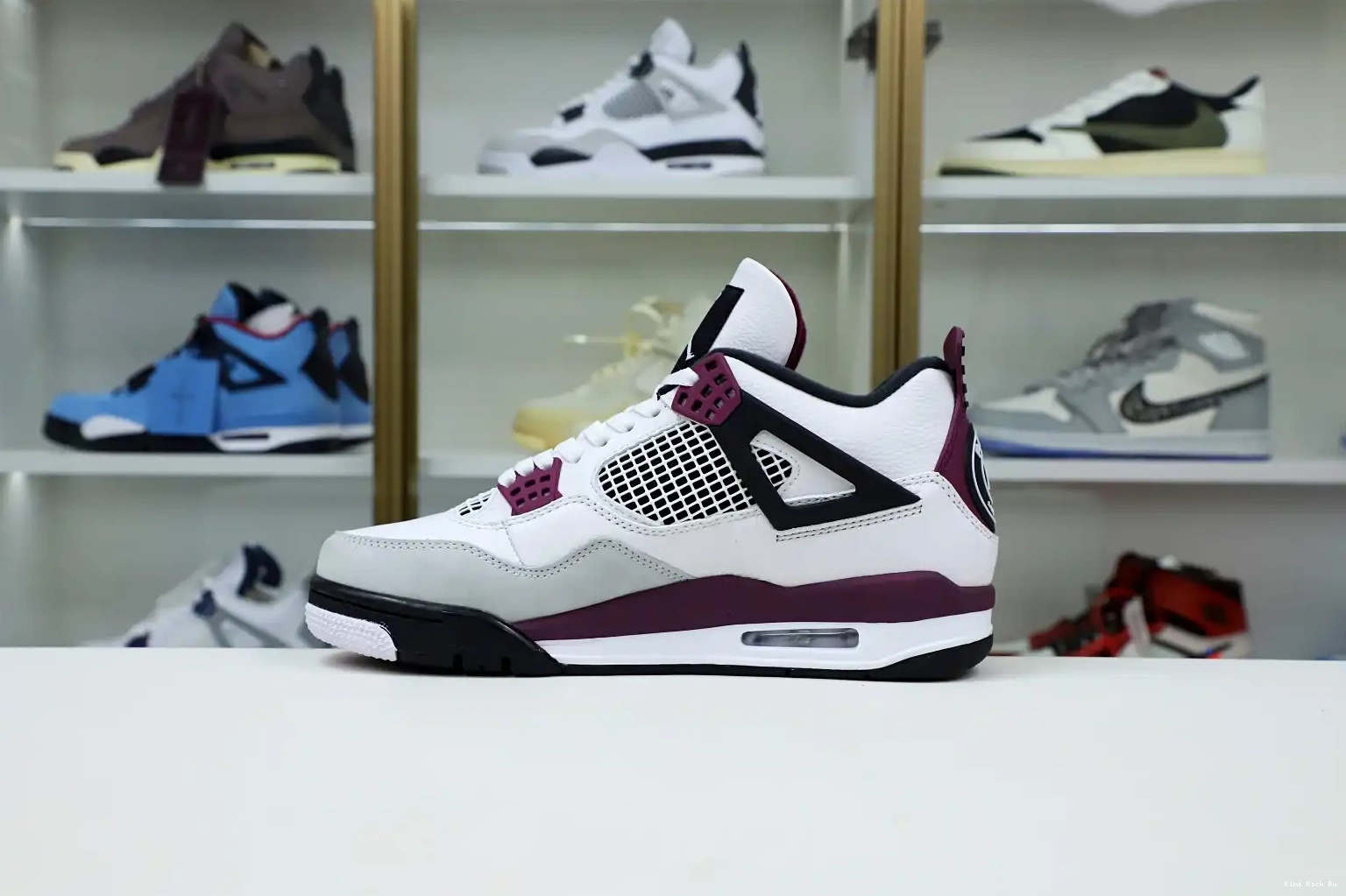 JORDAN Kimikick 4 JORDAN X RETRO 'BORDEAUX' AIR SAINT-GERMAIN AIR PARIS 0825